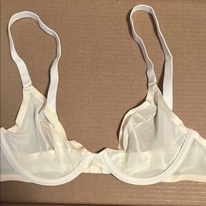 Elegant Cream Underwire Bra